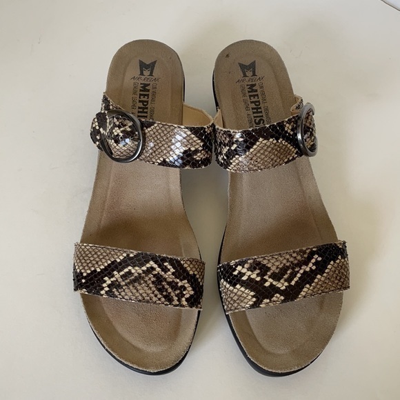 Mephisto Shoes - Mephisto dual strap wedge sandals 42 12